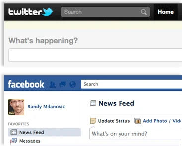 a trio of content creation tips for twitter facebook 3+3 Twitter and Facebook Update Tips